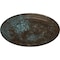 Ekena Millwork Damon Ceiling Medallion (Fits Canopies up to 3 3/8"), 20"OD x 1 1/2"P, Bronze Blue Patina CM20DABBS - alternate 3